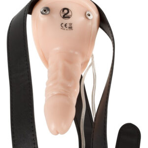 IMBRACATURA CON 2 VIBRATORI INDOSSABILI "STRAP-ON DUO" - immagine 3