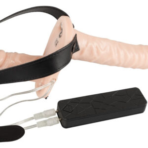 IMBRACATURA CON 2 VIBRATORI INDOSSABILI "STRAP-ON DUO" - immagine 4