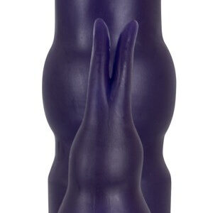 VIBRATORE JELLY CON STIMOLATORE CLITORIDEO BIGGI "LUSTBUNNY" - immagine 4