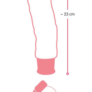 VIBRATORE REALISTICO NATURE SKIN "BIG VIBE BLACK" - immagine 6