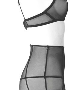 REGGISENO A FASCIA IN PIZZO NERO COLLEZIONE "VILLA BEL AMI"" - immagine 12