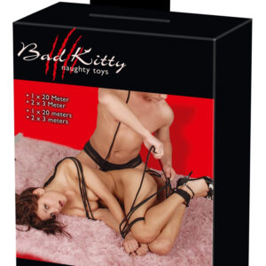 SET DI 3 CORDE INTRECCIATE BAD KITTY "BONDAGE ROPES" - immagine 3