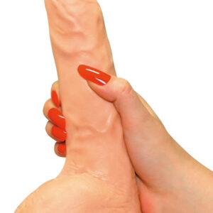 FALLO REALISTICO "BLACK & WHITE" CARNE - 23 CM - immagine 4