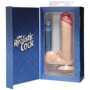 FALLO REALISTICO CON TESTICOLI DOC JOHNSON "REALISTIC COCK 8"" - immagine 3