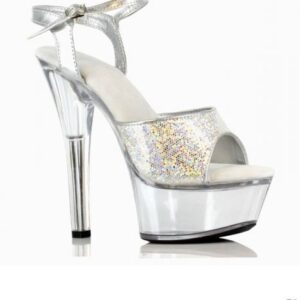SCARPA EFFETTO GLITTER E TACCHI A SPILLO “CLIONA BOMB” - immagine 6
