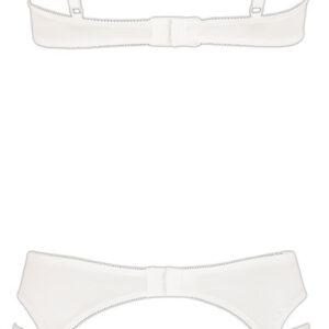 COMPLETO INTIMO BIANCO 3 PEZZI CON REGGICALZE - immagine 13