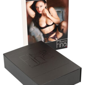 COMPLETO INTIMO ROSSO CON REGGISENO A BALCONCINO REGGICALZE E PERIZOMA APERTO - immagine 11