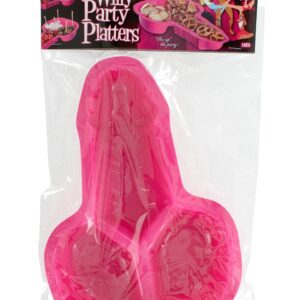 SET 2 VASSOI DA APERITIVO A FORMA DI PENE - immagine 2