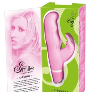 VIBRATORE CON STIMOLATORE CLITORIDE "G-BUNNY" - immagine 3