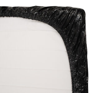 LENZUOLO IN VINILE PVC "ORGY-BLACK" - 200 X 230 CM - immagine 5