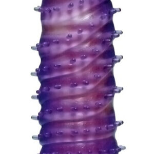 GUAINA FALLICA INDOSSABILE IN JELLY "XTRA LUST" VIOLA - immagine 3