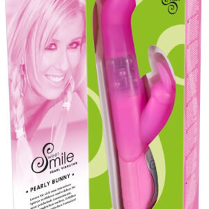 VIBRATORE E STIMOLATORE CLITORIDEO "BUNNY PEARL" ROSA - immagine 3