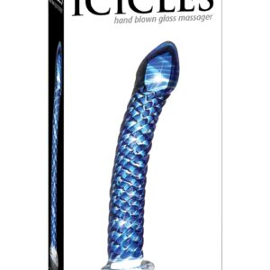 FALLO CURVO IN VETRO PIPEDREAM "ICICLES NO. 29"" - immagine 3