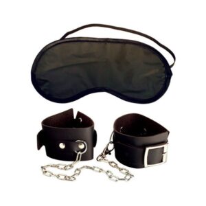 KIT BDSM COSTRITTIVO POLSIERE CAVIGLIERE E MASCHERA - immagine 2