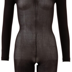 BODYSTOCKING IN TESSUTO TRASPARENTE CON COLLETTO IN PIZZO - immagine 5