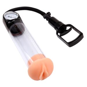POMPA SVILUPPATORE PENE CON VAGINA w21e"ACCU-METER POWER PUMP X2" - immagine 3
