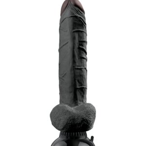 VIBRATORE REALISTICO "REAL FEEL DELUXE 7" NERO - 27.5 CM - immagine 3