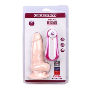 VIBRATORE REALISTICO CON VENTOSA "JUMBO JACK" CARNE - 15 CM" - immagine 4