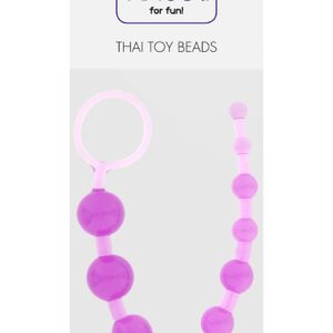 PERLINE ANALI GRADUALI FLESSIBILI "THAI TOY BEADS" VIOLA - immagine 2