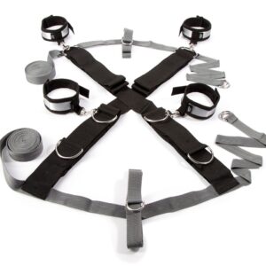 SET BDSM COSTRITTIVO 50 SFUMATURE DI GRIGIO "TIENI DURO" - immagine 6