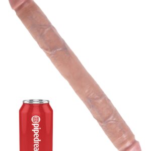 FALLO DOPPIO ULTRA REALISTICO PIPEDREAM "KING COCK THICK DOUBLE DILDO" - 44 CM" - immagine 3