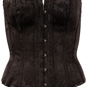 CORSETTO VITTORIANO CON REGGICALZE RIMOVIBILE - immagine 3