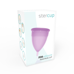 STERCUP COPPE MESTRUALI - MISURA S - LILLA - SILICONE FDA - immagine 3