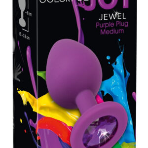 PLUG JEWEL VIOLA - COLORFUL JOY - - immagine 5