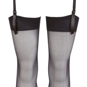 COLLANT SEXY CON REGGICALZE IN PIZZO "COTTELLI LEGWEAR" - COLORE NERO - immagine 3