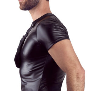 T-SHIRT UOMO STRETCHY CON MARSUPIO "NEK" COLORE NERO - immagine 3