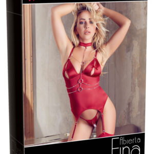 COMPLETO INTIMO BASQUE ALBERTA FINA - COLORE ROSSO - immagine 12