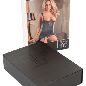 COMPLETO INTIMO BASQUE ALBERTA FINA - COLORE NERO - immagine 10