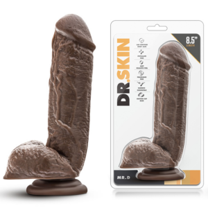 FALLO REALISTICO "DR. SKIN MR D COCK 8.5" CHOCOLATE - immagine 1