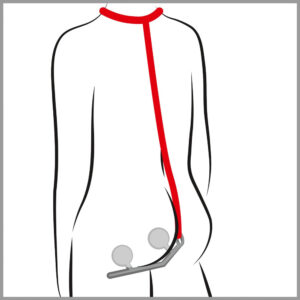 BONDAGE PLUGS CON CORDA - 10 METRI - COLORE NERO - immagine 7