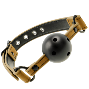 FETISH SUBMISSIV - BAVAGLIO TRASPIRANTE VEGANO BALL GAG - immagine 4
