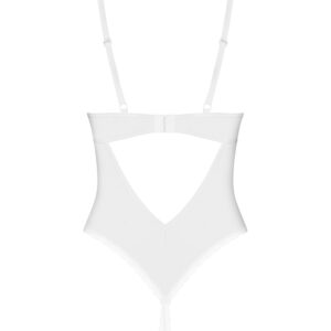 Corpetto senza cavallo in elegante bianco Obsessive - immagine 3