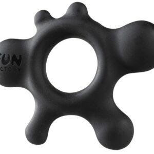 ANELLO FALLICO FUN FACTORY "RAIN" NERO - immagine 1