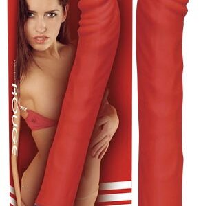 VIBRATORE REALISTICO "ROUGE & NOIR" ROSSO - immagine 1