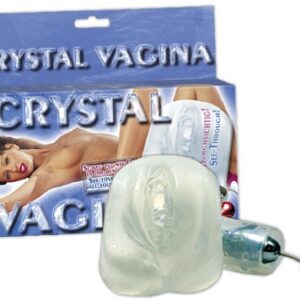 VAGINA MASTURBATORE CON VIBRAZIONE "CRYSTAL" - immagine 1
