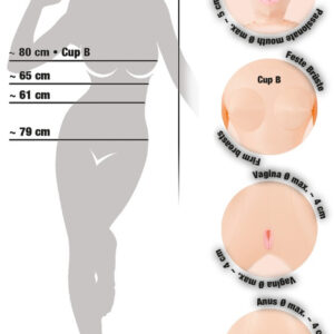 BAMBOLA GONFIABILE "JOANN" - immagine 7