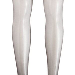 CALZE VELATE AUTOREGGENTI NERE CON BALZA IN PIZZO - immagine 3