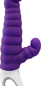 VIBRATORE E STIMOLATORE FUN FACTORY "PAUL & PAULINA" VIOLA - immagine 1