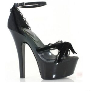 SCARPA CON INSERTI IN PIZZO E TACCHI A SPILLO “FREYA BOMB” - immagine 4