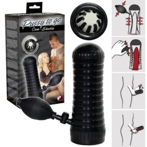 VAGINA MASTURBATORE CON POMPA "PUSSY TO GO" - immagine 1