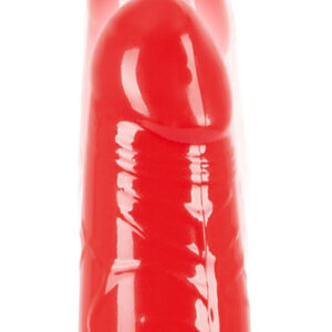 VIBRATORE REALISTICO CON SPINTA "PUSH IT" ROSSO - immagine 3