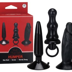 KIT CUNEO PLUG E FALLO ANALI "HUMPER KIT" NERO - immagine 1