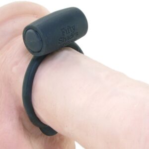 ANELLO FALLICO VIBRANTE 50 SFUMATURE DI GRIGIO "TUO E MIO" - immagine 5