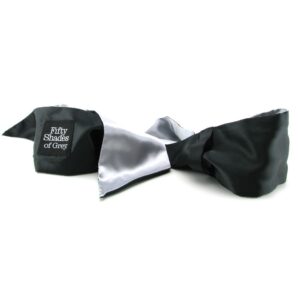 CRAVATTA LEGA POLSI O CAVIGLIE IN RASO 50 SFUMATURE DI GRIGIO "LIMITI SOFT" - immagine 4