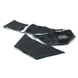 CRAVATTA LEGA POLSI O CAVIGLIE IN RASO 50 SFUMATURE DI GRIGIO "LIMITI SOFT" - immagine 6