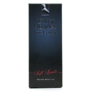 CRAVATTA LEGA POLSI O CAVIGLIE IN RASO 50 SFUMATURE DI GRIGIO "LIMITI SOFT" - immagine 7